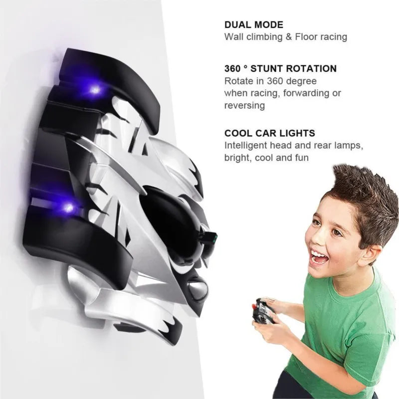 2.4G anti Gravity Wall Climbing RC Car Electric 360 Rotating Stunt RC Car Antigravity Machine Auto Toy Cars with Remote Control